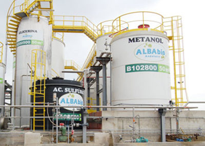 Fabricación y Montaje de 15 Depósitos de Almacenamiento en Planta Producción de BIODIESEL en Níjar