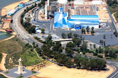 FABRICATION DE STRUCTURE DE CHAUDIÈRE DANS L'USINE À CYCLE COMBINÉ DE COLÓN À HUELVA