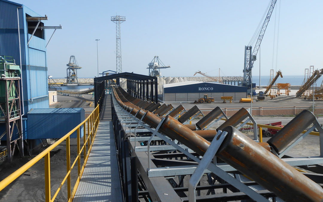 ASSEMBLY OF COAL UNLOADER IN ENDESA LITORAL THERMAL POWER PLANT